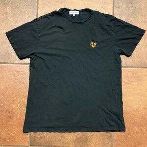 maison labiche bear t shirt mens black‎ short sleeve Size large